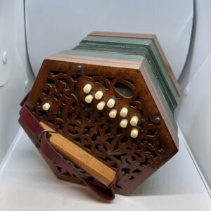 Antique German 20 key concertina