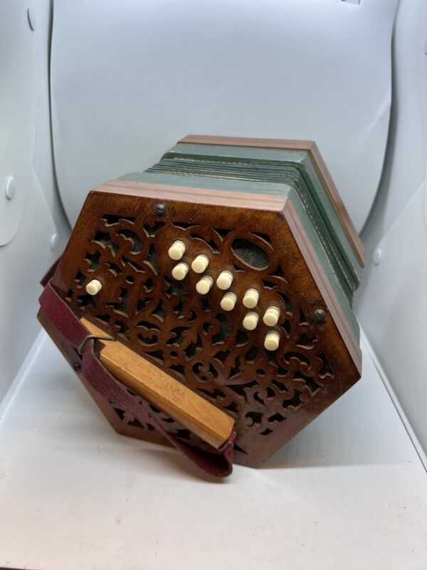 Antique German 20 key concertina
