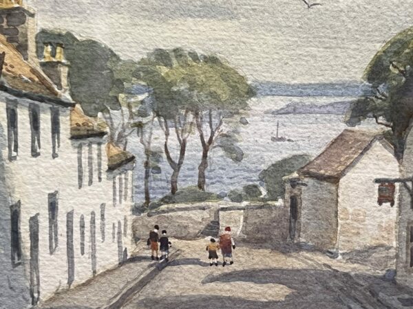 John spence watercolour of cramond village - Image 3