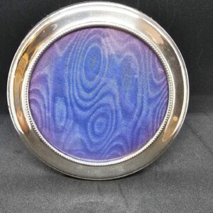Round Silver Photo Frame 14cm
