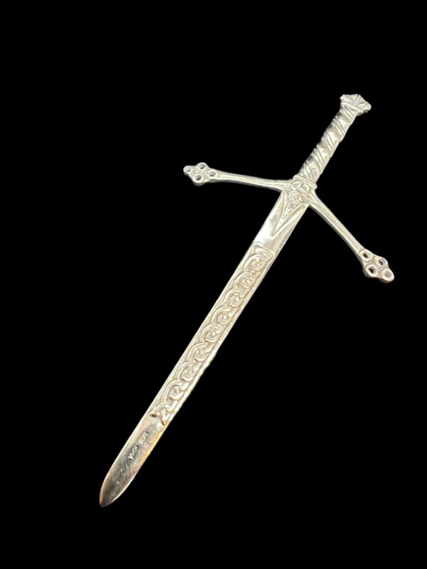 Iona silver by Iain McCormack C.A.I sword letter opener