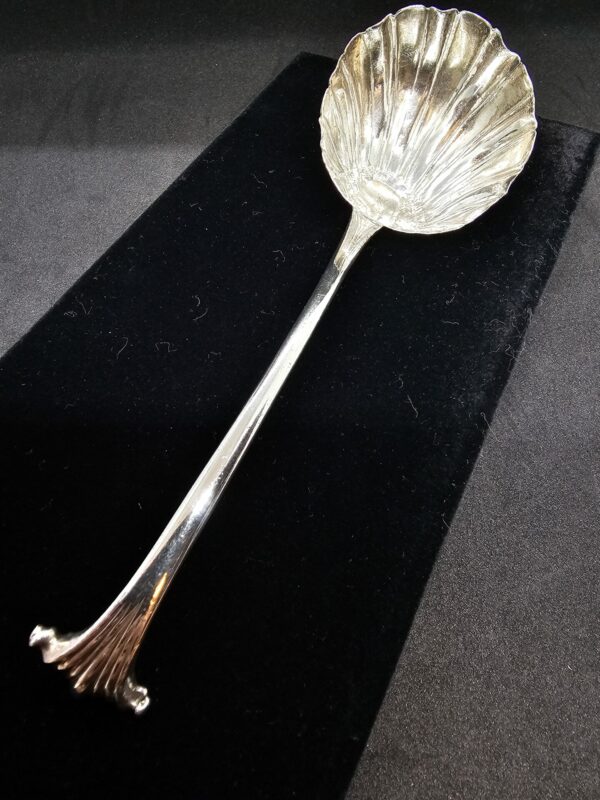 1763 George Baskerville Silver Ladle