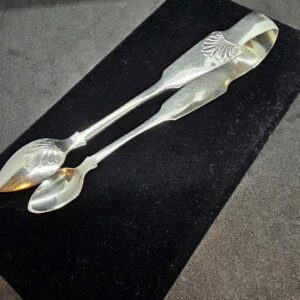 Irish Silver Sugar Tongs