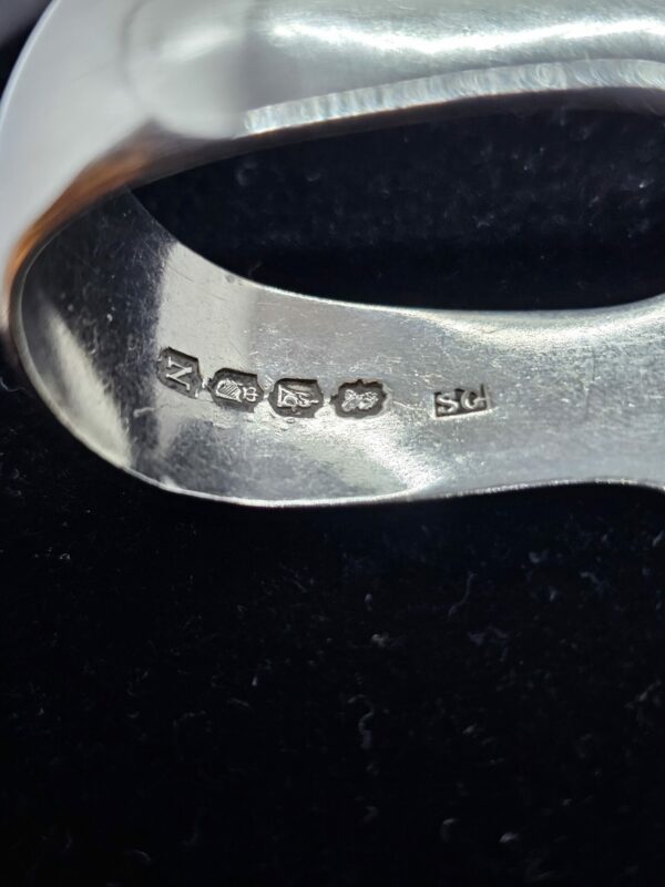 Irish Silver Sugar Tongs - Image 3