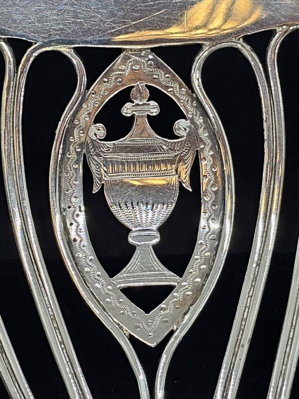 1906 Harrison Bros Silver Pierced Bowl - Image 4