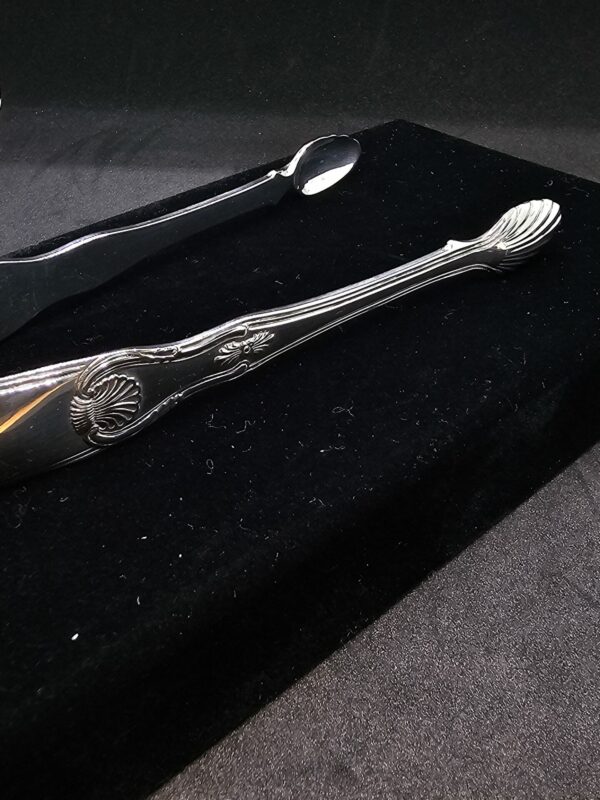 Andrew Wilkie Silver Tongs 1816 - Image 2
