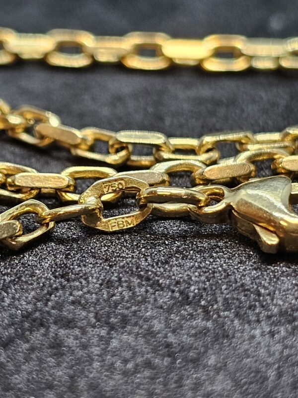 18k Cable Link Necklace - Image 2
