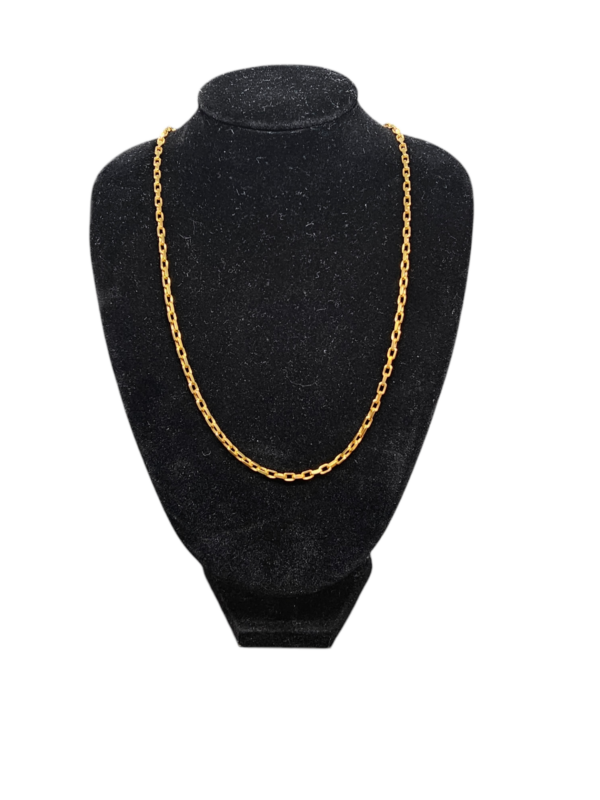 18k Cable Link Necklace
