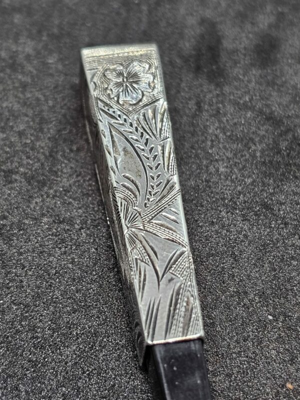 Ebony and 835 Silver Cheroot holder - Image 3