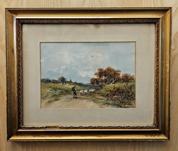 Francis E. Jamieson Shepherd and Sheep
