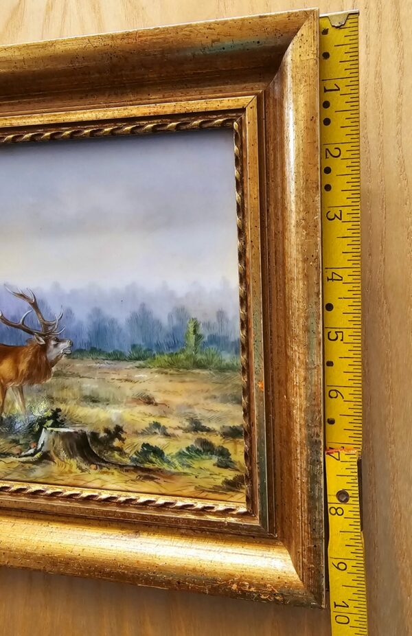 Stag on ceramic painting - Image 4