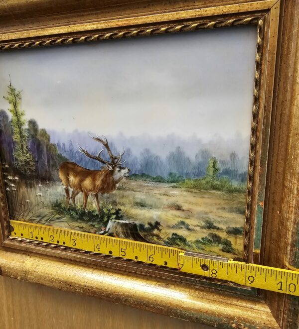 Stag on ceramic painting - Image 5