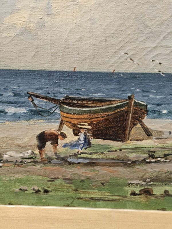 Coastal Scene Painting M.Diver - Image 4