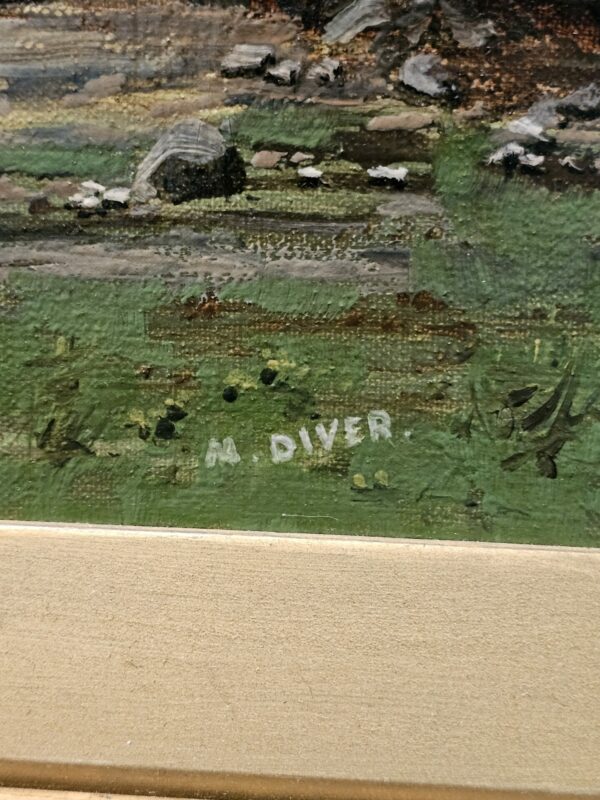 Coastal Scene Painting M.Diver - Image 3
