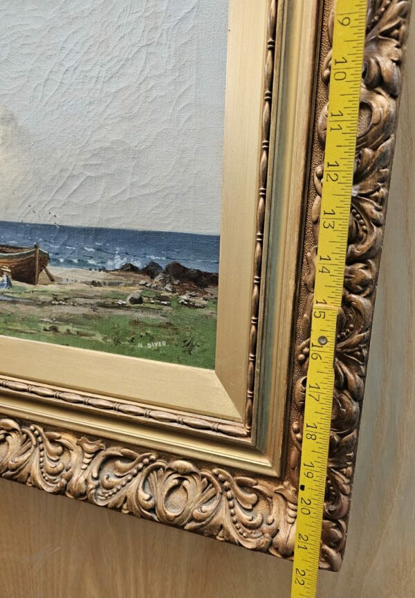 Coastal Scene Painting M.Diver - Image 6