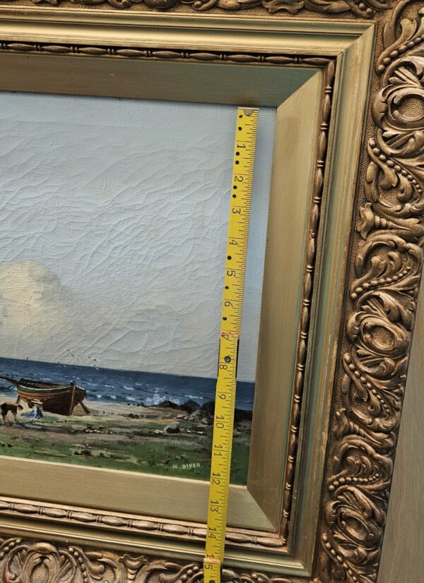 Coastal Scene Painting M.Diver - Image 7
