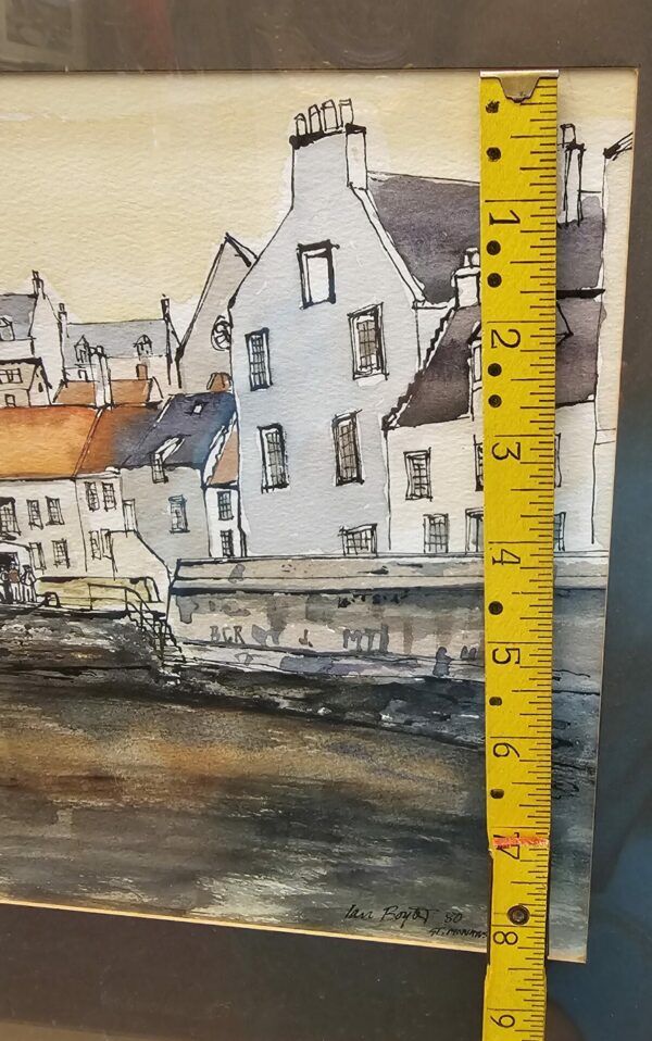 St Monans painting - Ian Boyter - Image 3