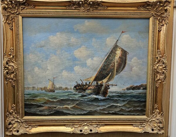Nautical theme painting D Higginson