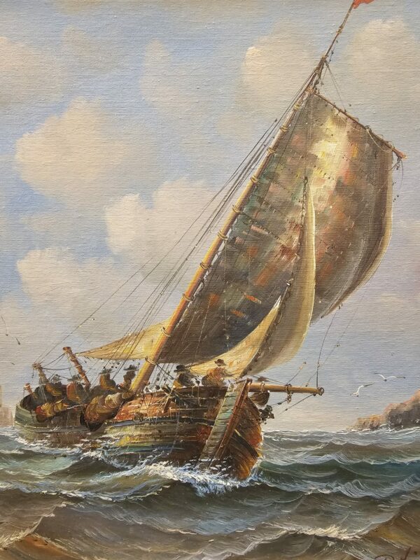 Nautical theme painting D Higginson - Image 3