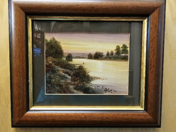 Salmon Fisher's Dusk Gordon A Rennie