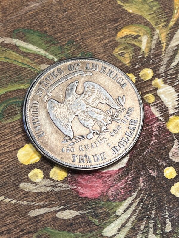 1877 trade dollar box dollar opium dollar