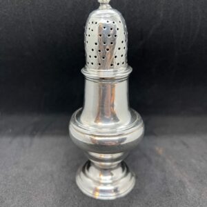 18th century silver sugar sifter by jabez daniell and James mince