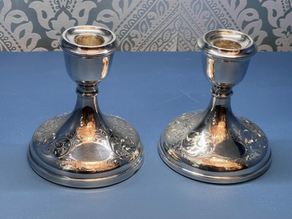 Charles s green candlesticks