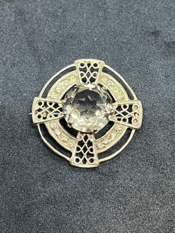 Rare 9ct gold Robert Allison Celtic brooch