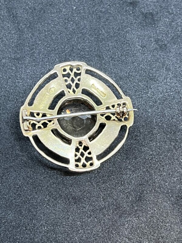 Rare 9ct gold Robert Allison Celtic brooch - Image 2