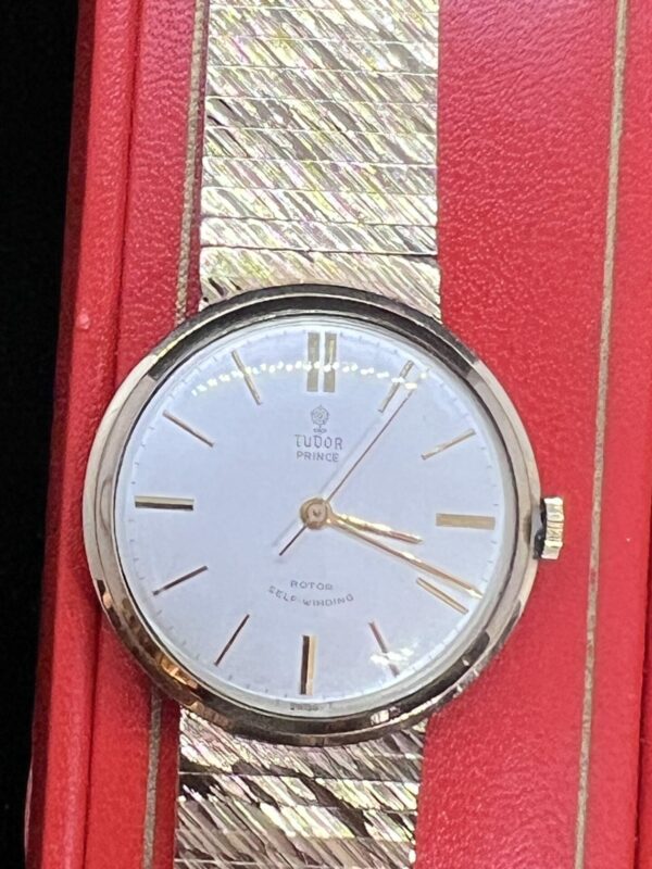 Rare 9ct gold Tudor prince rotor self-winding watch - Image 3