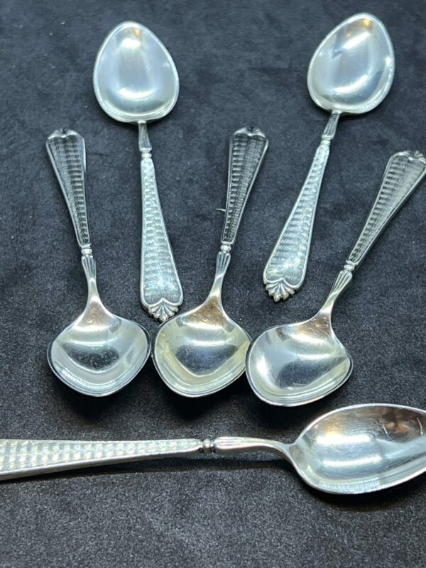 1953 aide brothers silver teaspoons - Image 2