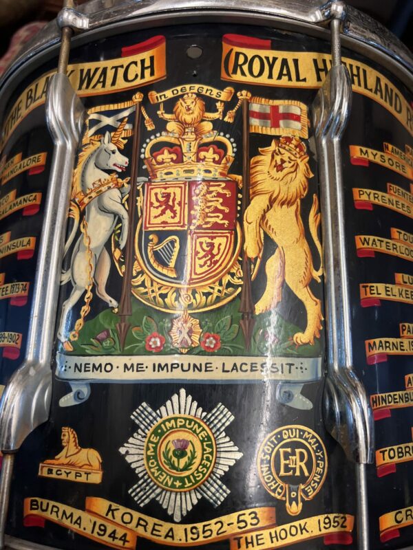 1st battalion blackwatch the royal highlanders side drum - Image 11