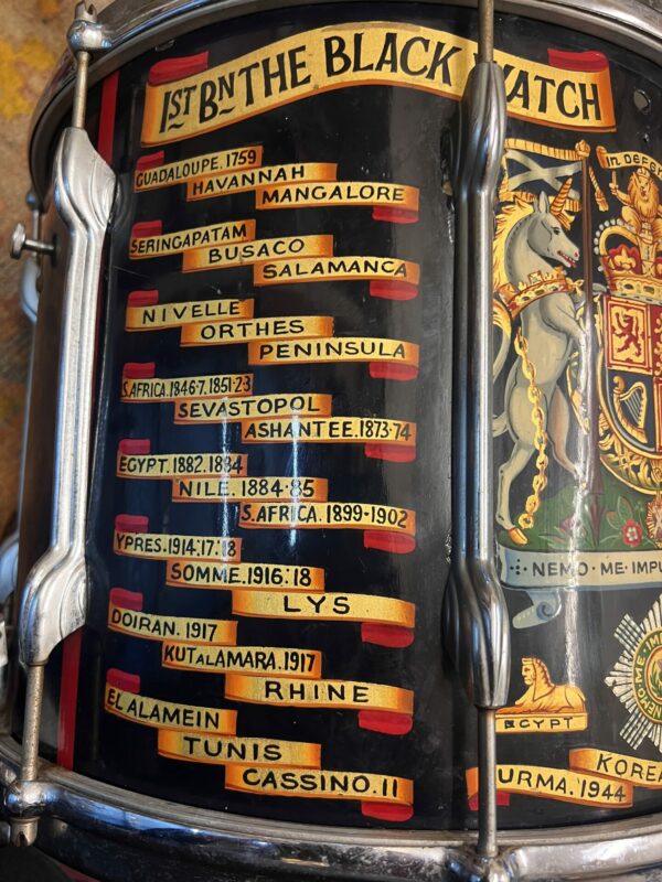 1st battalion blackwatch the royal highlanders side drum - Image 12