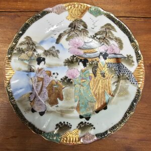 Geisha Satsuma Style Plate