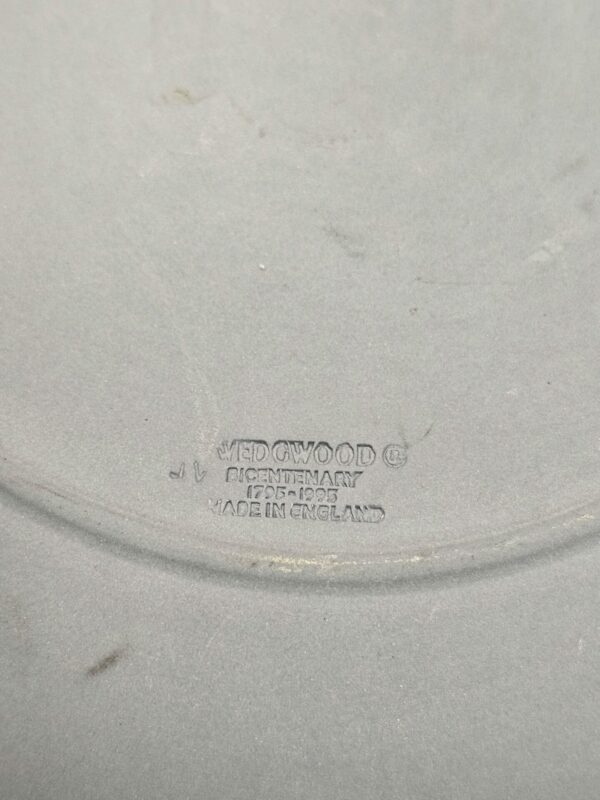 Wedgwood Bicentenary "Josiah Wedgwood" 1795-1995 Jasperware Plate / Tra - Image 2