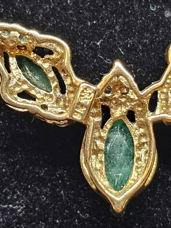 Emerald scroll necklace - Image 5