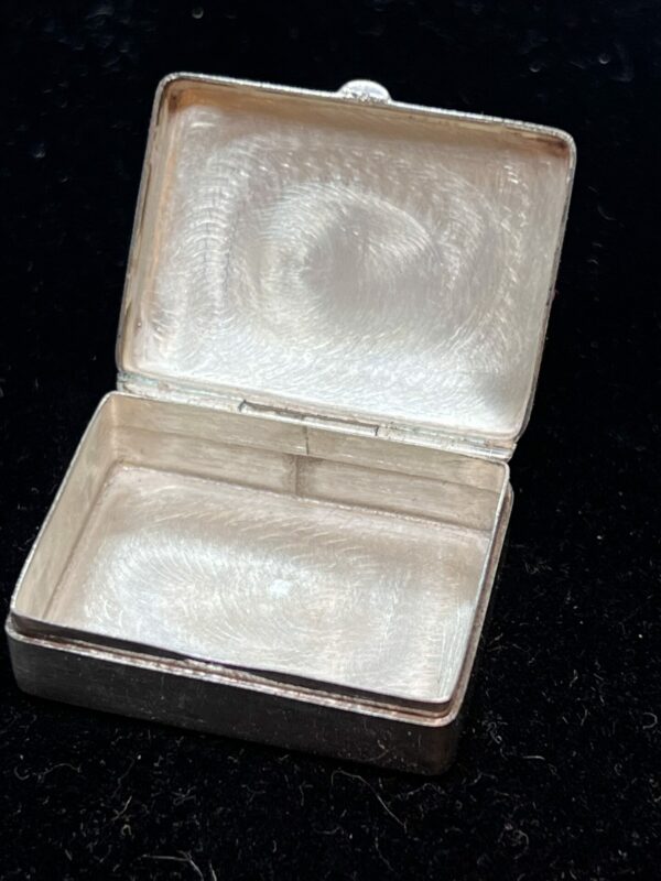925 silver pill box - Image 4