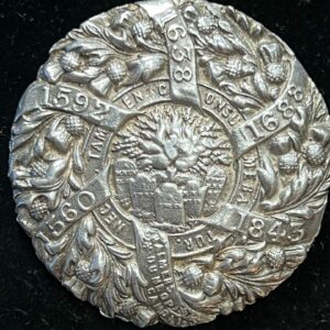 Shetland jewellery silver disruption brooch