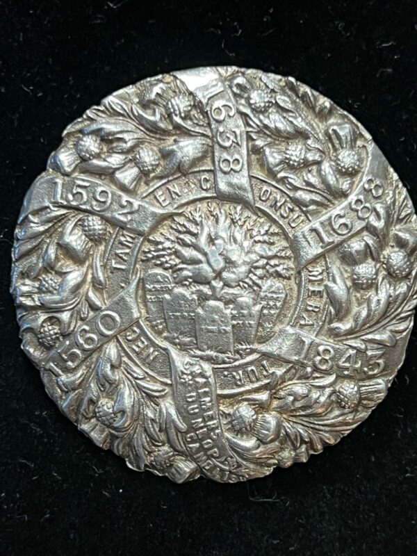 Shetland jewellery silver disruption brooch