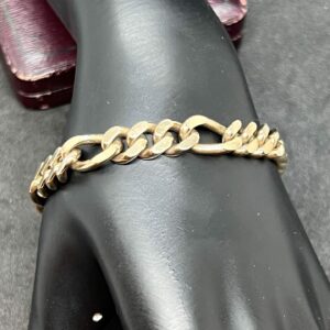 9ct gold curb bracelet