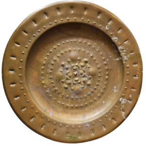Brass 19th Century Alms Dish