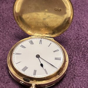 Edwin flinn London 18ct gold pocket watch keyless