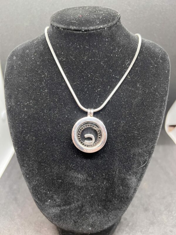 Life by vivara 925 silver necklace and charm locket