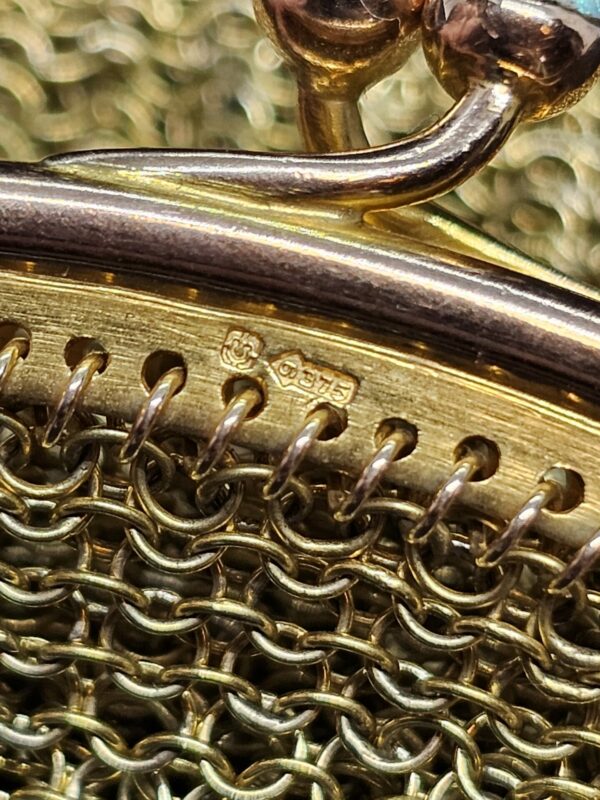 Paul Ettlinger 9ct Gold Mesh Purse - Image 4