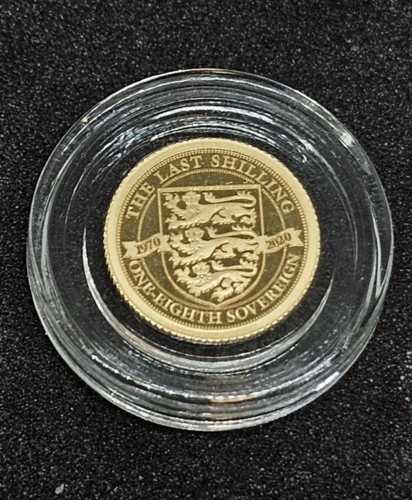 2020 Tristan Da Cunha 1/8 Sovereign - The Last Pre-Decimal Shilling - 1g Gold