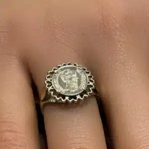 Maximiliano Emperador Gold coin ring