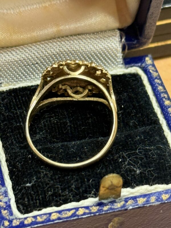 Maximiliano Emperador Gold coin ring - Image 5