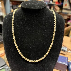 9ct gold rope chain