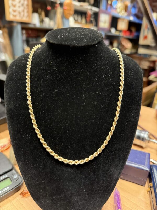 9ct gold rope chain