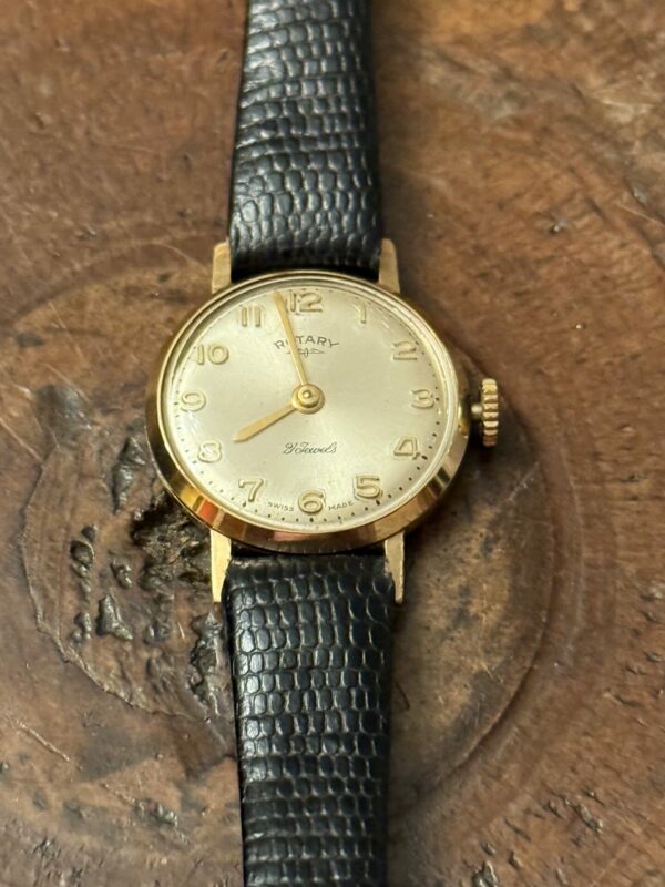 9ct gold cased rotary ladies watch - Image 2
